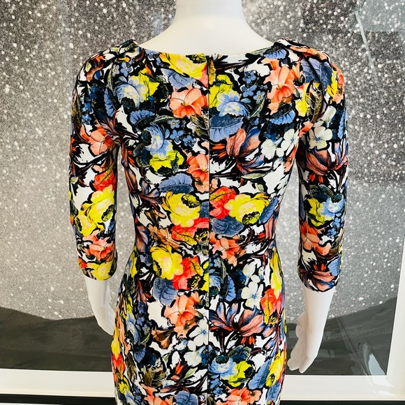 Erdem Floral Jersey Knit Dress - Picture 4 of 11